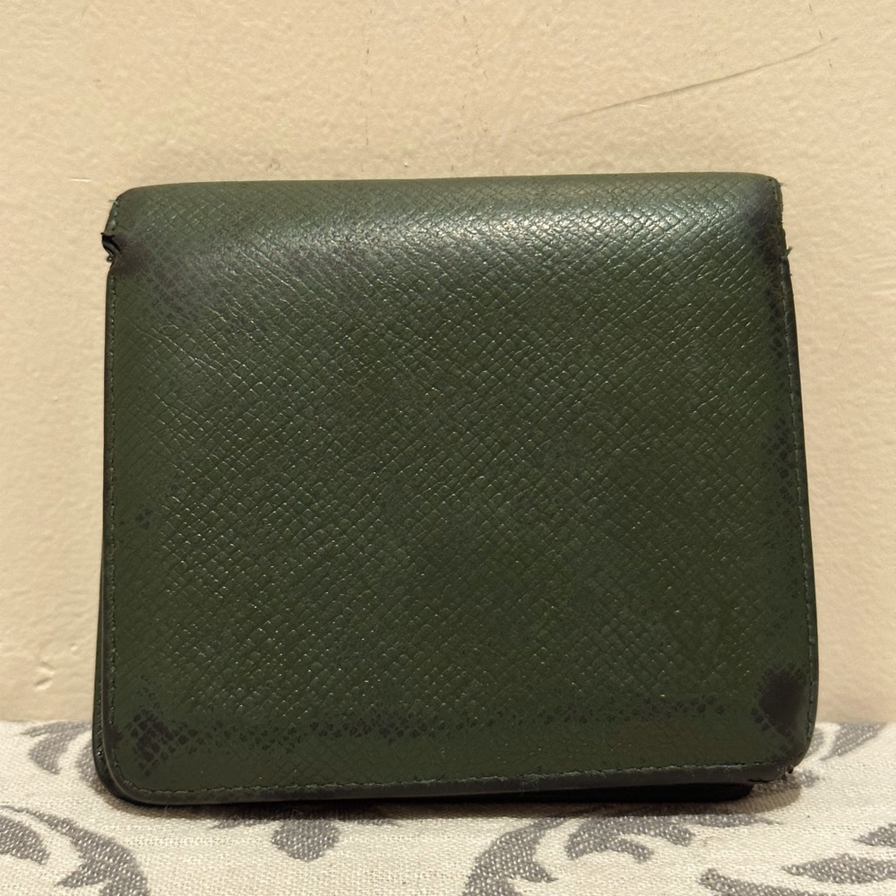 Louis Vuitton Men’s Forest Green Colored Wallet